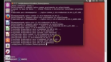 INSTALACION Y CONFIGURACION DE SERVIDOR WEB NGINX