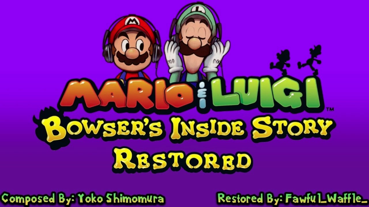 Destroy the Dark Power! - Mario & Luigi Bowser's Inside Story - Restored DS Cover