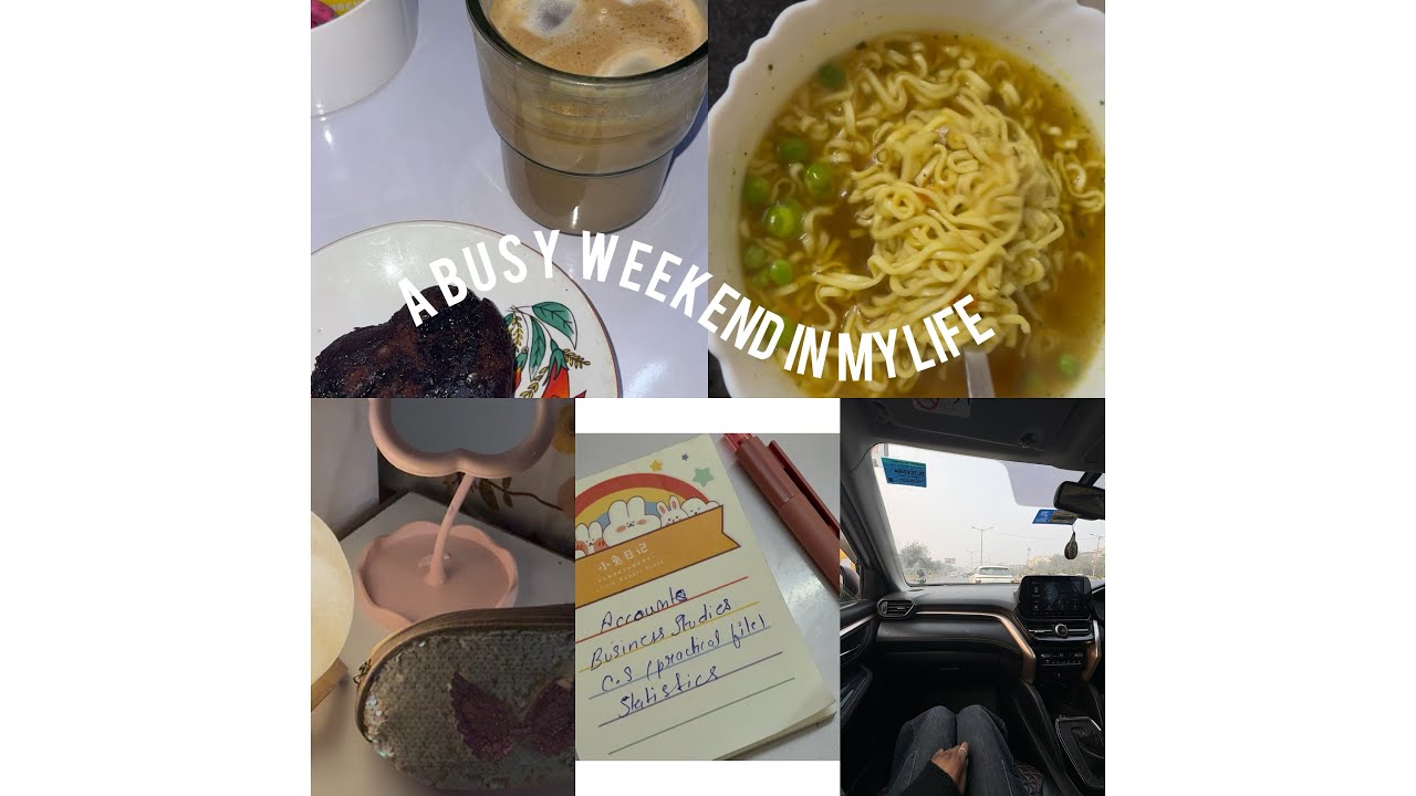 A busy weekend in my life 🎧🌿🌷.  Studying , shopping , coffee and more 