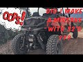 Running 32's on a Can am Maverick sport + wheel offset explained