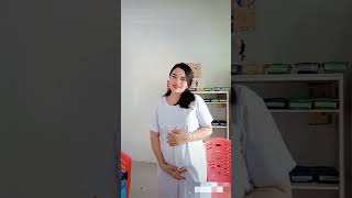 Wanita Hamil Habis Mandi Cantik Banget