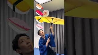 Conveyor-belt sushi!? Kaiten sushi!? #comedy #performance #sushi Conveyor-belt sushi!? Kaiten sushi!? #comedy #performance #sushi