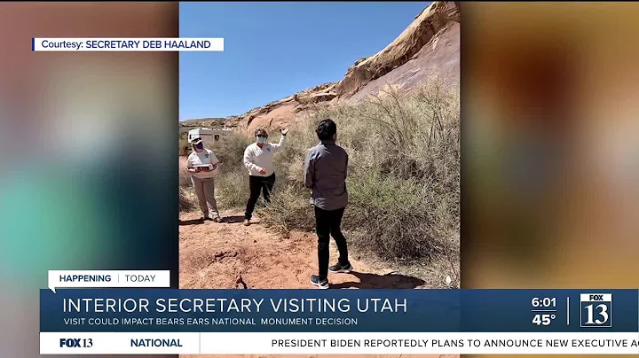 Interior Sec. Haaland to visit Bears Ears Thursday...