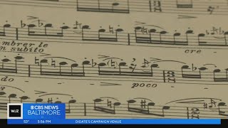 Historic piece of sheet music returned to Enoch Pratt Central Library