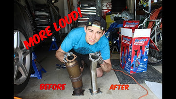 Test Pipe Install | Cat Delete on 2008 Audi A4 B7 *First Mod*