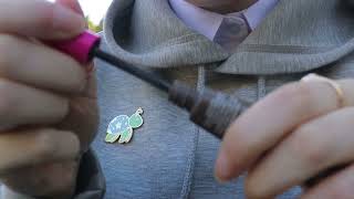 ASMR 🐢touching up your makeup | directly on camera [ no tapping, no mouthsounds, outdoor] 