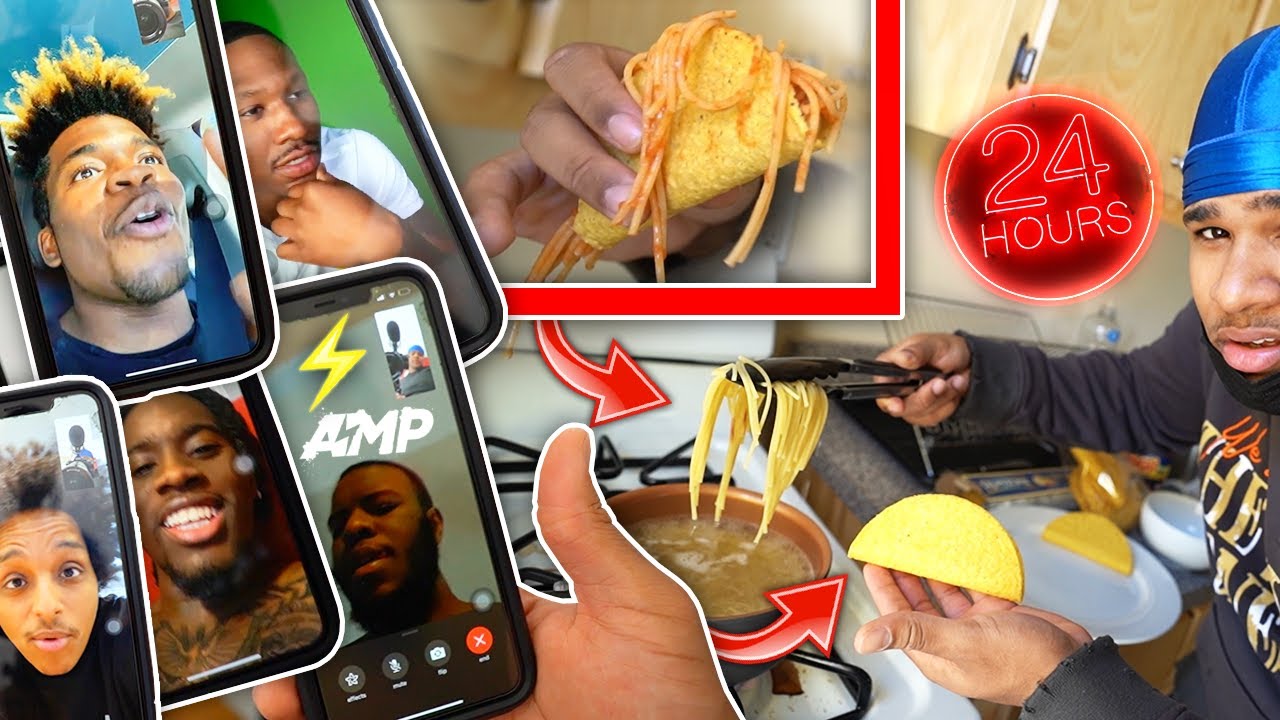 AMP CHOOSES WHAT I EAT FOR 24 HOURS...