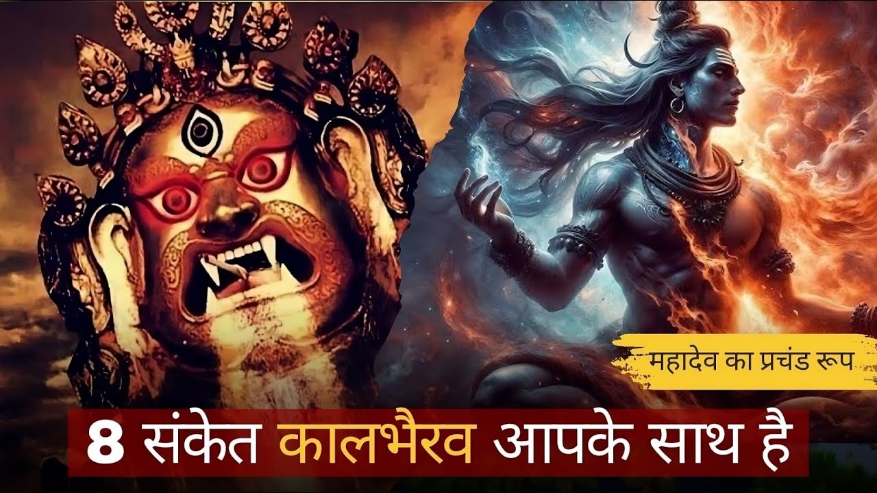8 संकेत काल भैरव आपके साथ चलते हैं|| काल भैरव चलाते हैं || समय का पहिया