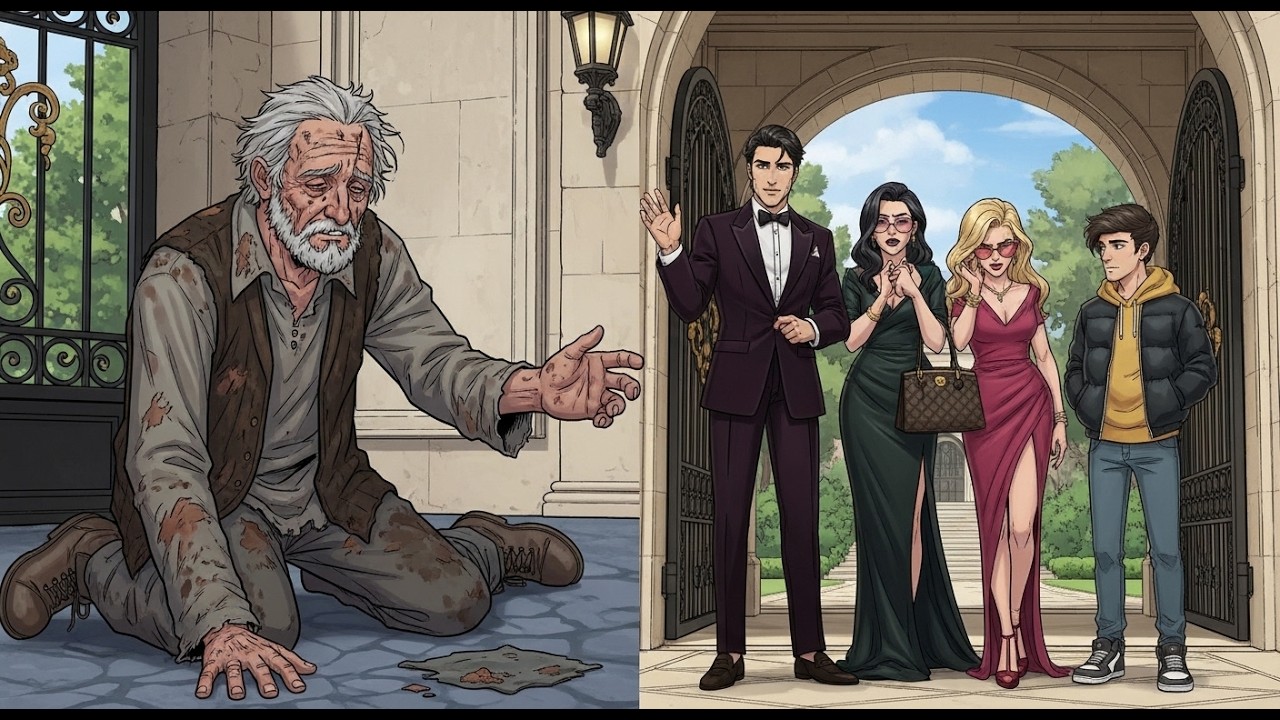 Fingió ser un mendigo para probar a sus hijos y descubrió una verdad que le rompió el corazón