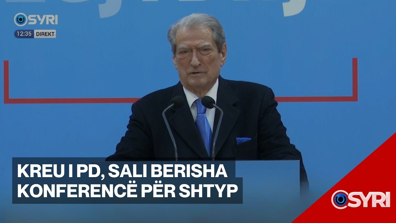 Kreu i PD, Sali Berisha konferencë për shtyp: 'Smart City' një aferë kokë e këmbë korruptive'