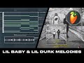 How To Make DARK MELODIES for LIL BABY & LIL DURK BEATS | FL Studio 20 Tutorial | Silent Cookup