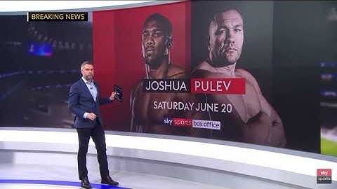 *CONFIRMED* Anthony Joshua vs Pulev | Tottenham Hotspur arena