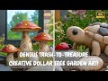 🌸 Genius Trash-to-Treasure Garden Art | Creative Dollar Tree Stone Sculptures on a Budget! 🌿
