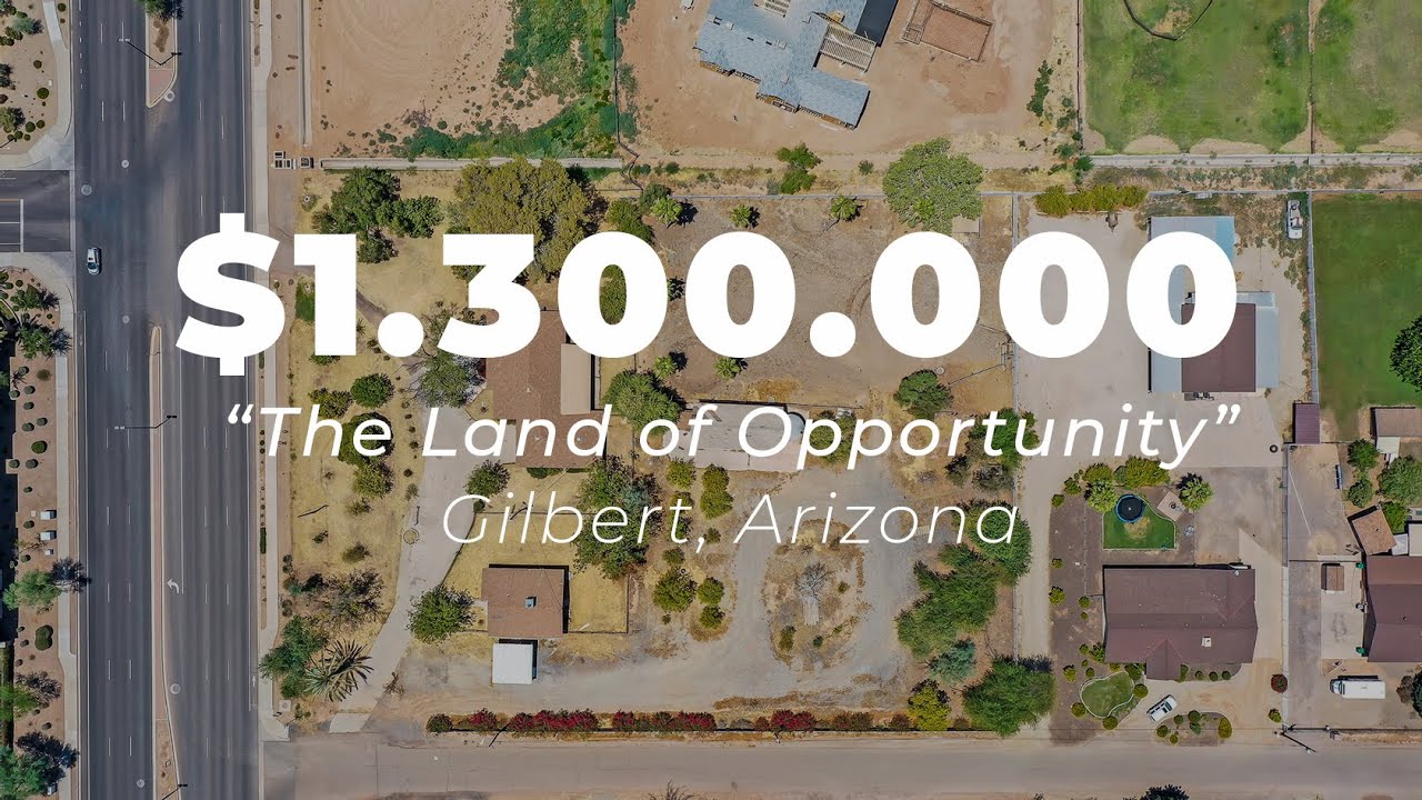 Gilbert, Arizona Land for Sale Endless Opportunity White Label