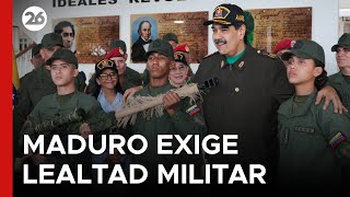 🚨 VENEZUELA | Nicolás Maduro highlights the loyalty of the Armed Forces in 2025