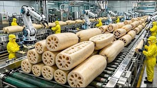 Inside a High-Tech Lotus Root Processing Plant You Didn’t Know Existed