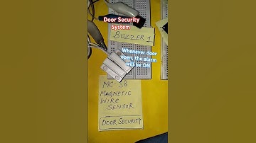 ESP8266 Door SecuritySystem #iot #innovation #diy #project #college #university #1k #arduino #sensor
