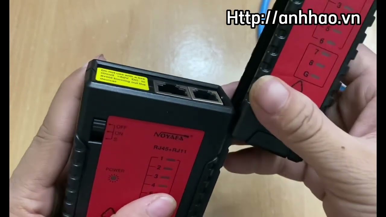 Noyafa Nf-468 Professional Ethernet Cable on-Off Tester.