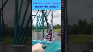 How Cool Is This Coaster? Mako at SeaWorld Orlando POV Front Row #shorts #frontseatmedia #coaster