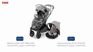 Ödüllü Kanz Easygo Travel Sistem Bebek Arabası Şimdi Babymallda