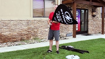 How To Set Up A Custom Printed Flag From Strike Visuals