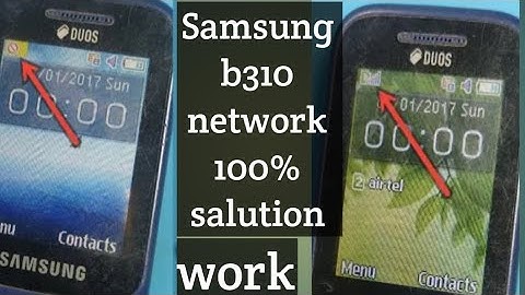 Samsung B310 Network salution ! Samsung b310 network searching problem ! Samsung b310 network ic che
