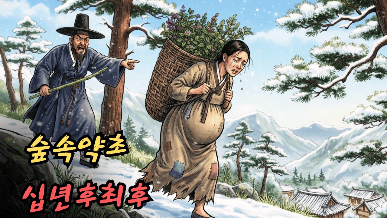 시아버지는 임신한 며느리를 데리고 약초를 캐러 숲으로 갔지만, 10년 후 비극적인 최후를 맞았다. | 민담 | 전설 | 설화 | 옛날이야기