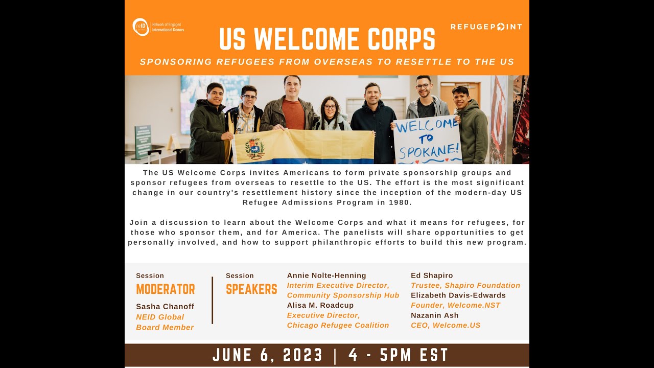 US Welcome Corps Event