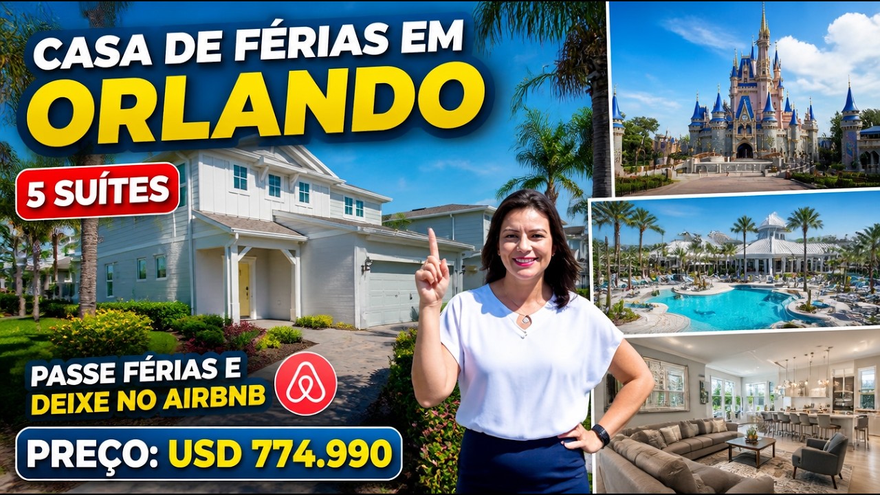 Casa de 5 Suítes no Windsor Cay Resort, Orlando | A partir de $774.990