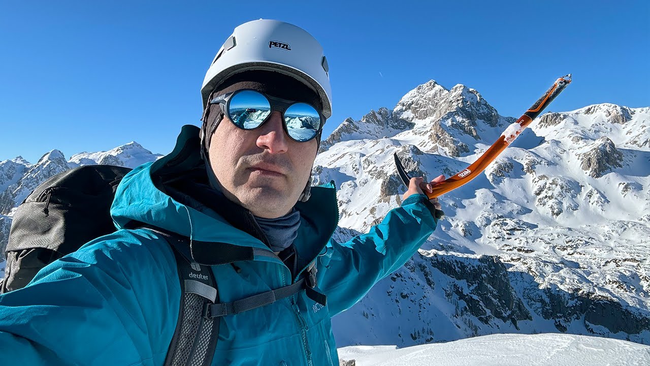 NAJLEPŠI pogled na Triglav iz LEDENE perspektive | Zimski uspon na vrhove Julijskih Alpa | 4K