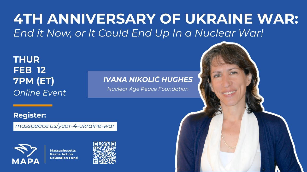 4th Anniversary of Ukraine War: End it Now, or It Could End Up in a Nuclear War!