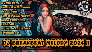 DJ BREAKBEAT TERBARU MELODY SUPER HALU FULL BASS MELAYANG TINGGI BOSKU !!
