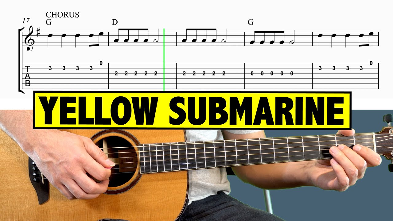 Yellow Submarine Guitar Chords