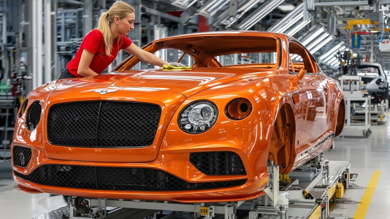 Как производятся роскошные BENTLEY: раскрыт секретный завод в Великобритании — процесс производст...