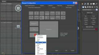 3D Max Interface - Viewport Layouts