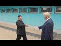 President Trump meets Chairman Kim at the DMZ