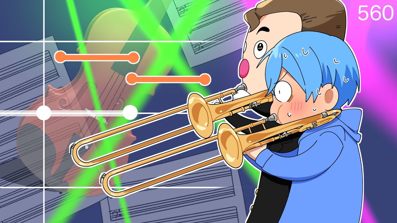 TikTokで今超話題の鬼畜すぎるトロンボーンの音ゲーがマジで大爆笑Ｗ すとぷり Trombone Champ