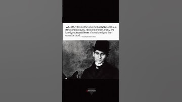 The Most Beautiful Line Kafka Ever Wrote #shorts #kafka