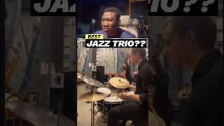 The best Jazz Trio Ever?😱 #drummer #drums #shorts #jazz cc- Ezra S