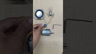 Powering 3-tungsten filament bulb &amp; mini speaker with gear motor power generating system