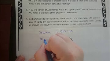 law of conservation of mass practice problems