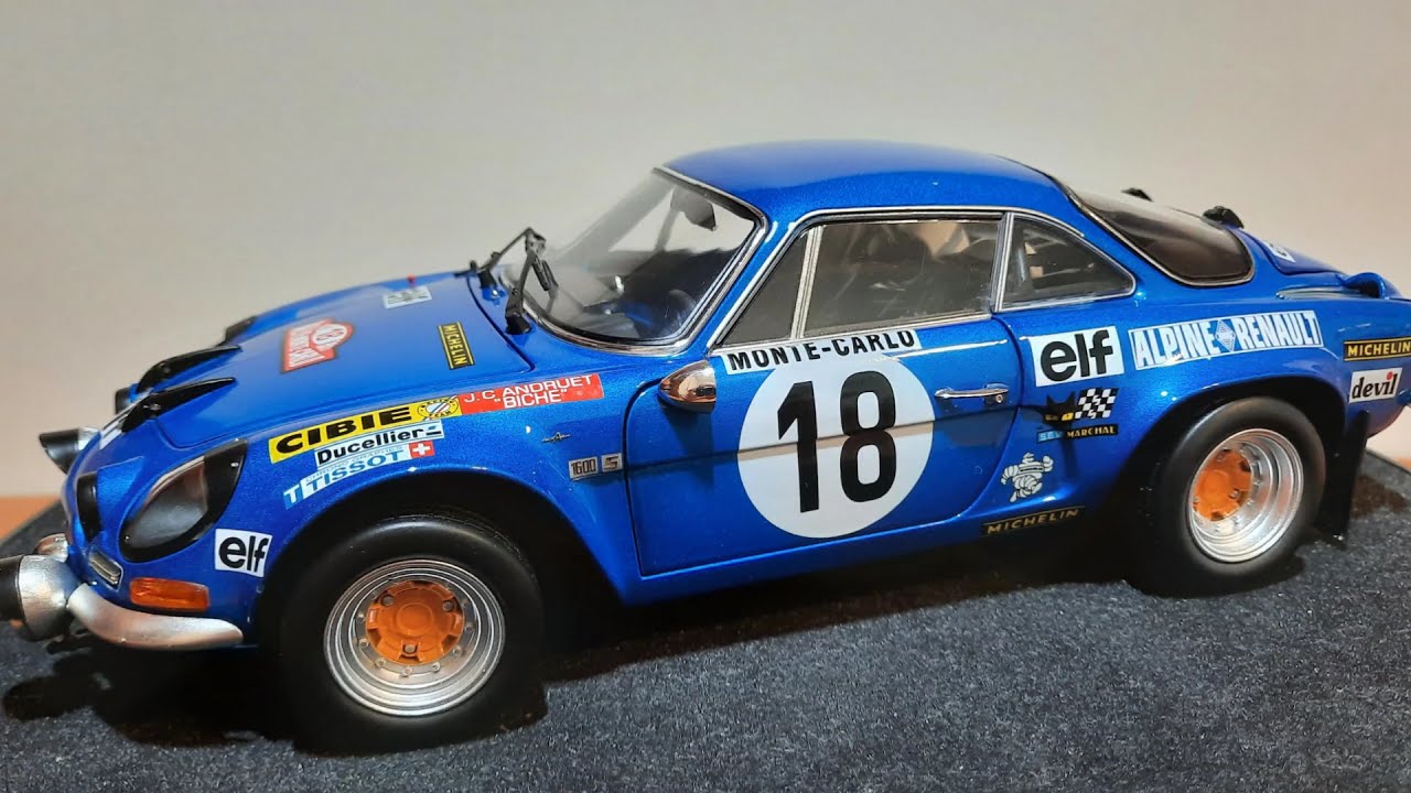 KYOSHO 1:18 renault A110 alpine 1600s Alloy Diecast Model