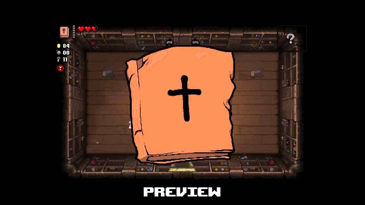 Binding Of Isaac: Rebirth Item Guide - The Bible - YouTube