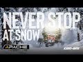 NEVER STOP AT SNOW - The all-new Apache Backcountry LT for Maverick X3 and Defender