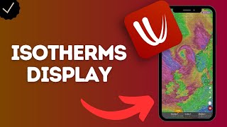 كيفية عرض خطوط درجة الحرارة المتساوية على الخريطة في تطبيق Windy.com (تصور المناطق ذات درجات الحر... screenshot 3