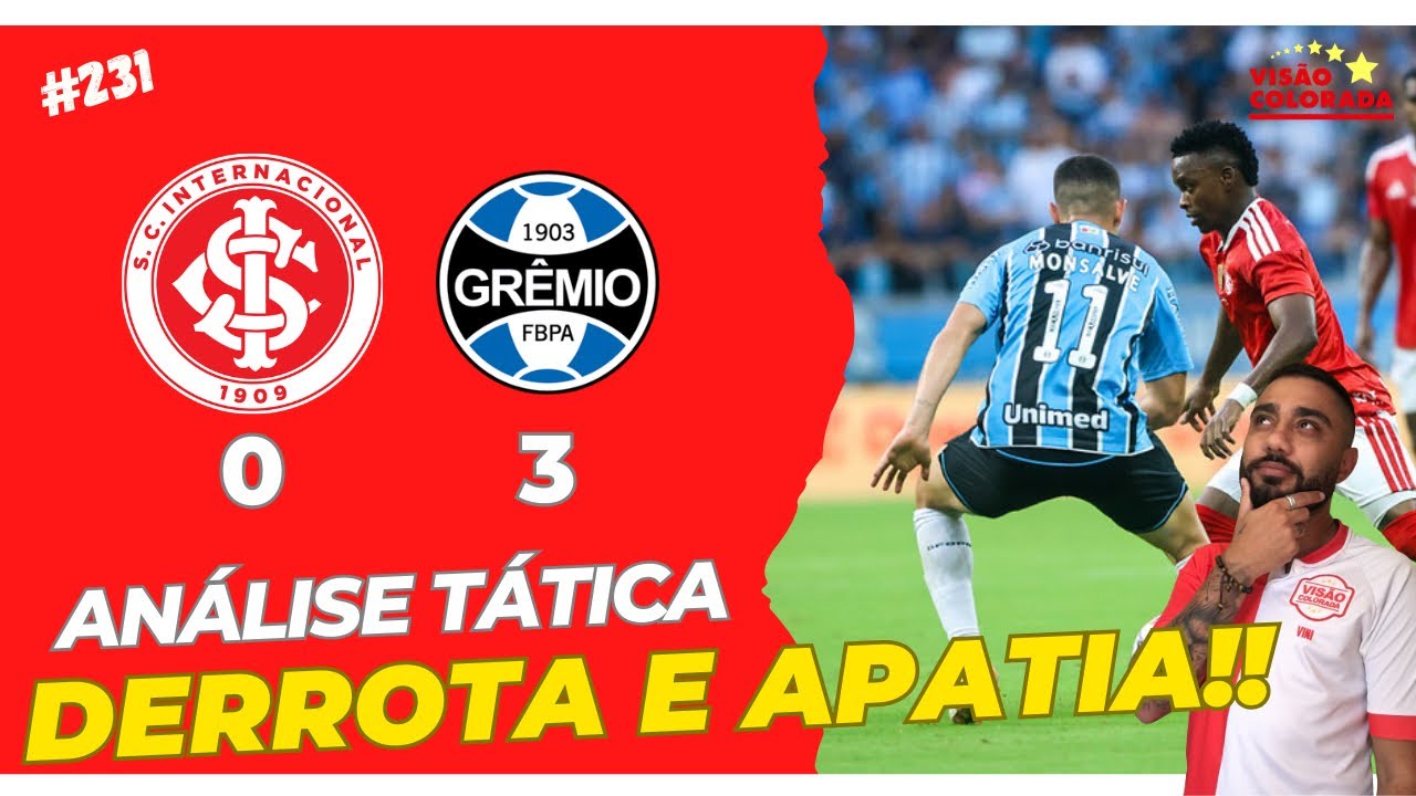 INTER 0x3 GRÊMIO | ANALISE TÁTICA 