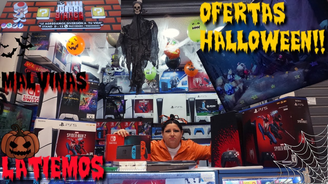 OFERTAS DE HALLOWEEN EN LAS MALVINAS🎃LA PS5 MÁS BARATA DE PERÚ🤯Y MUCHO MÁS🤓