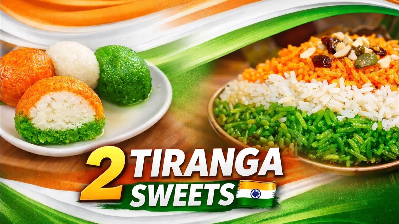 Tiranga Rasgulla & Tiranga Zarda | Republic Day Special 2 Sweets Recipe | affy ki rasoi