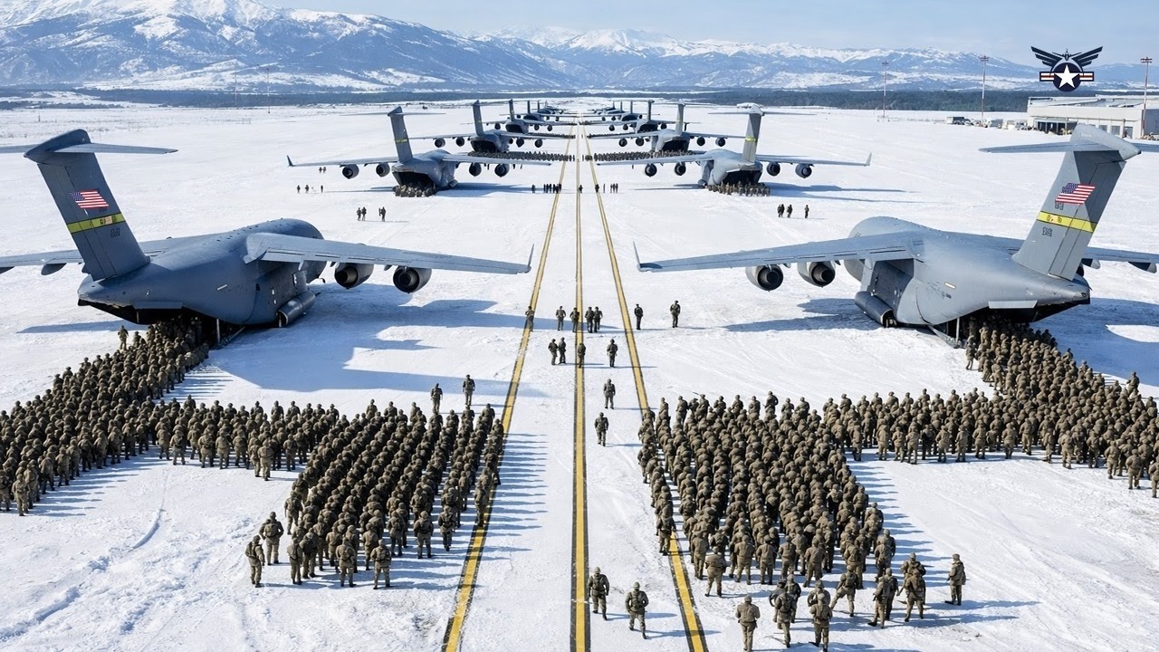 Denmark High Alert! 12,000 US Rangers & Elite Arctic Paratroopers Arrive in Greenland
