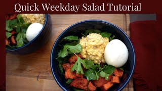 Healthy and Easy Salad Recipe l Quick weekday meal